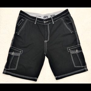Buckle Black Athletic Fit Shorts